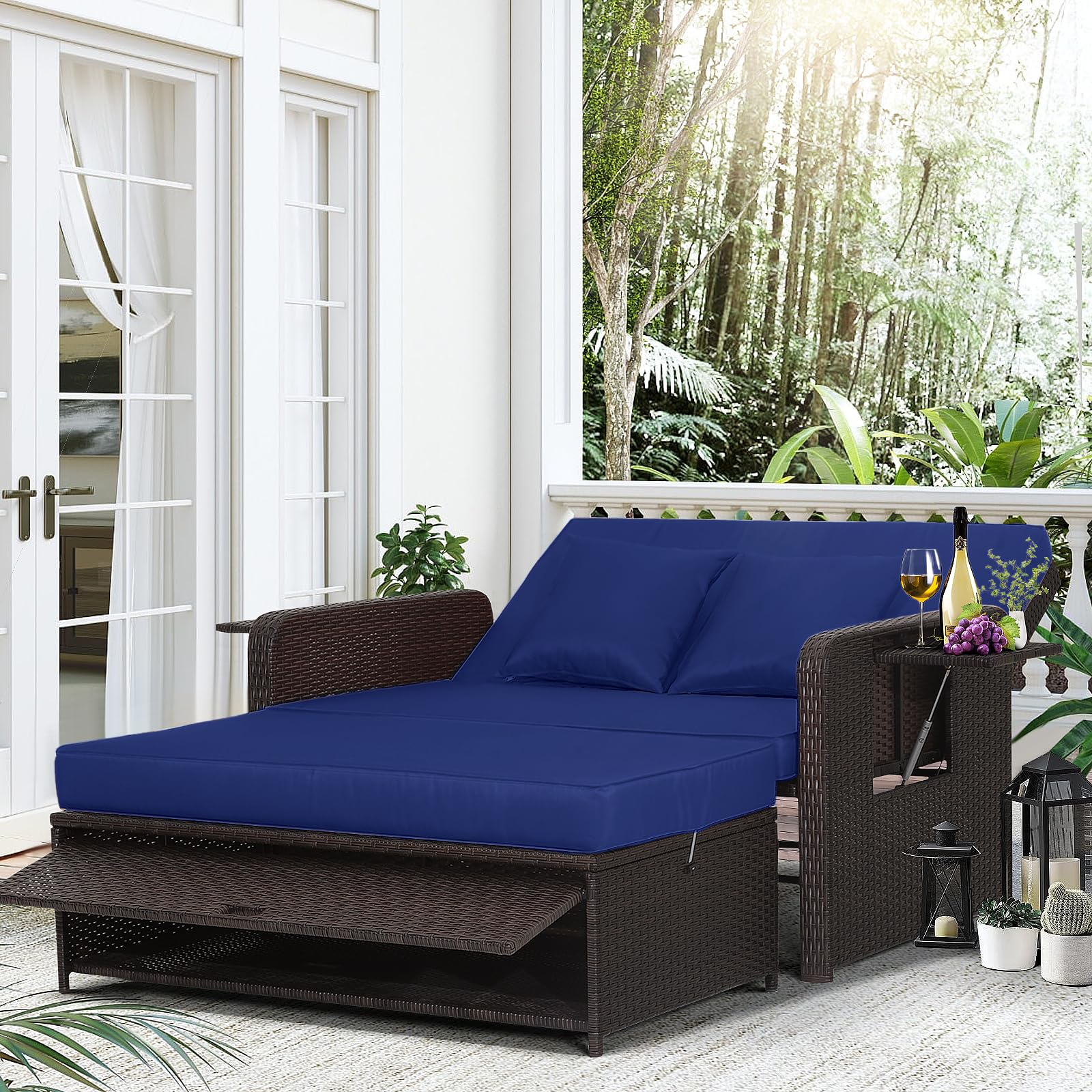 LDAILY Moccha Daybed Set