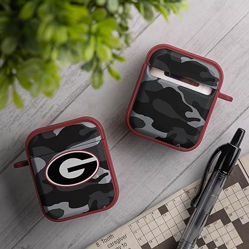 Miniatura 2 de AFFINITY BANDS Georgia Bulldogs Camo HDX - Funda compatible con Apple AirPods Generaciones 1 y 2