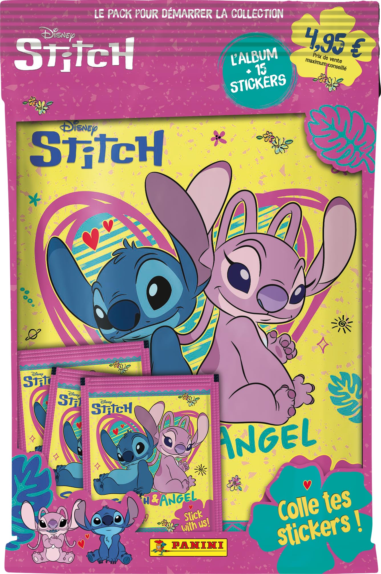 Stitch & Angel Stick with Us Sticker Collection - Starter Pack