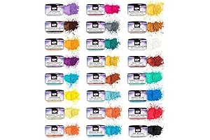 Pro Tec Iridescent Powder Paint Delightful Pearlescent Mica Powder 24 Radiant Hues