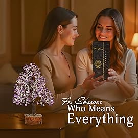 Amethyst Tree -Amethyst Tree of Life, Chakra Tree, Chakra Tree of Life, Healing Crystals, Money Tree, Spiritual Decor for Home, Gemstones and Crystals