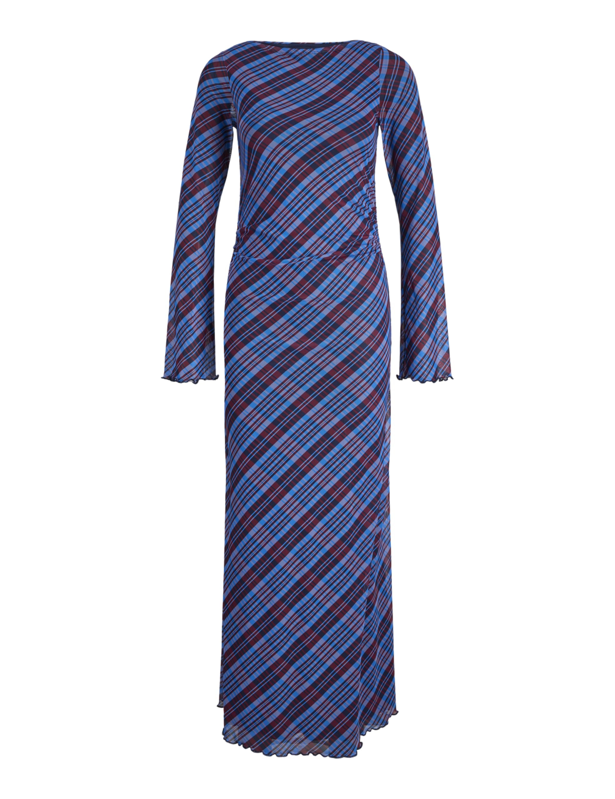 Robe longue en maille confortable pour silhouette élancée