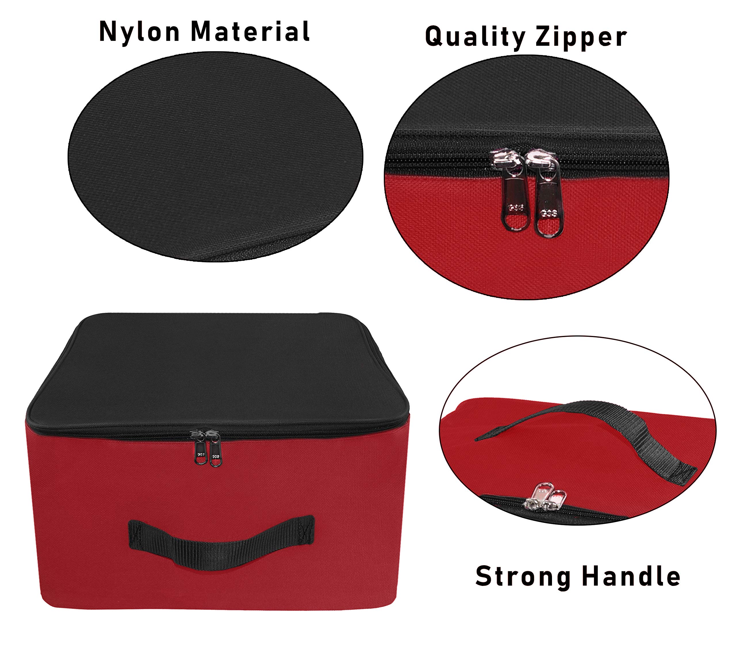 NISUN 4 Pack Nylon Wardrobe Underbed Storage Bag Moisture Proof 1