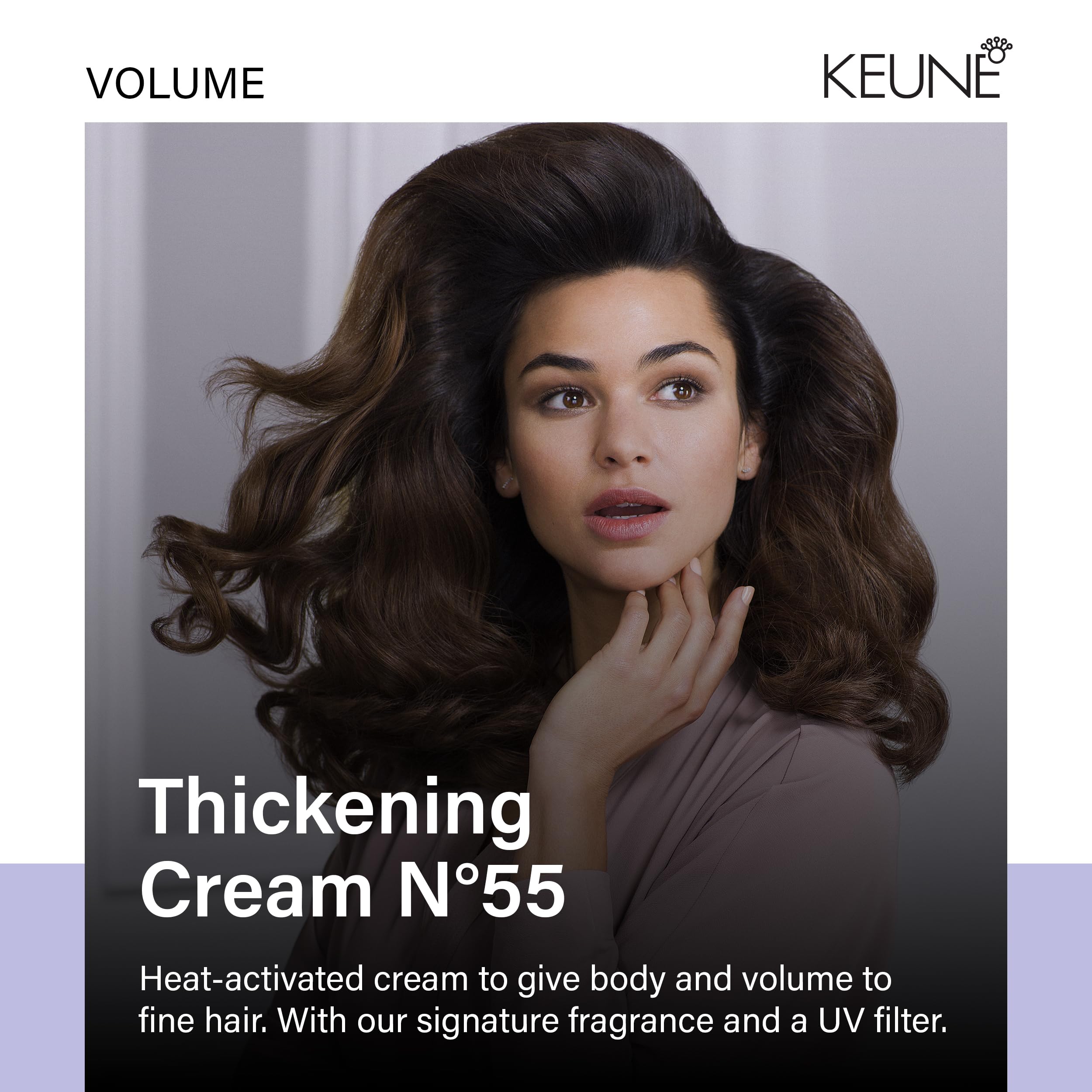 Keune Style Thickening Cream for Fine or Thin Hair, 6.8 Fl Oz