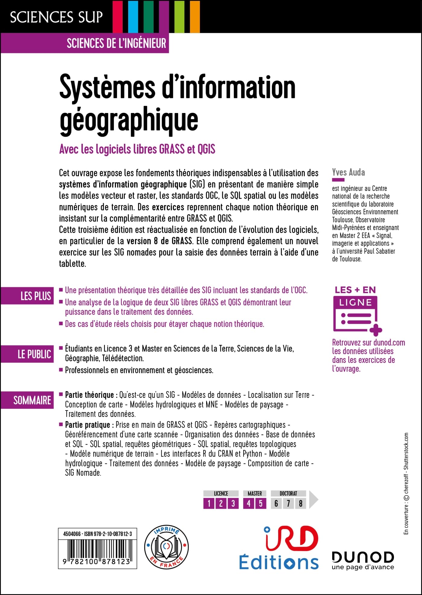 Systèmes d'information géographique - 3e éd.: Avec logiciels libres GRASS et QGIS