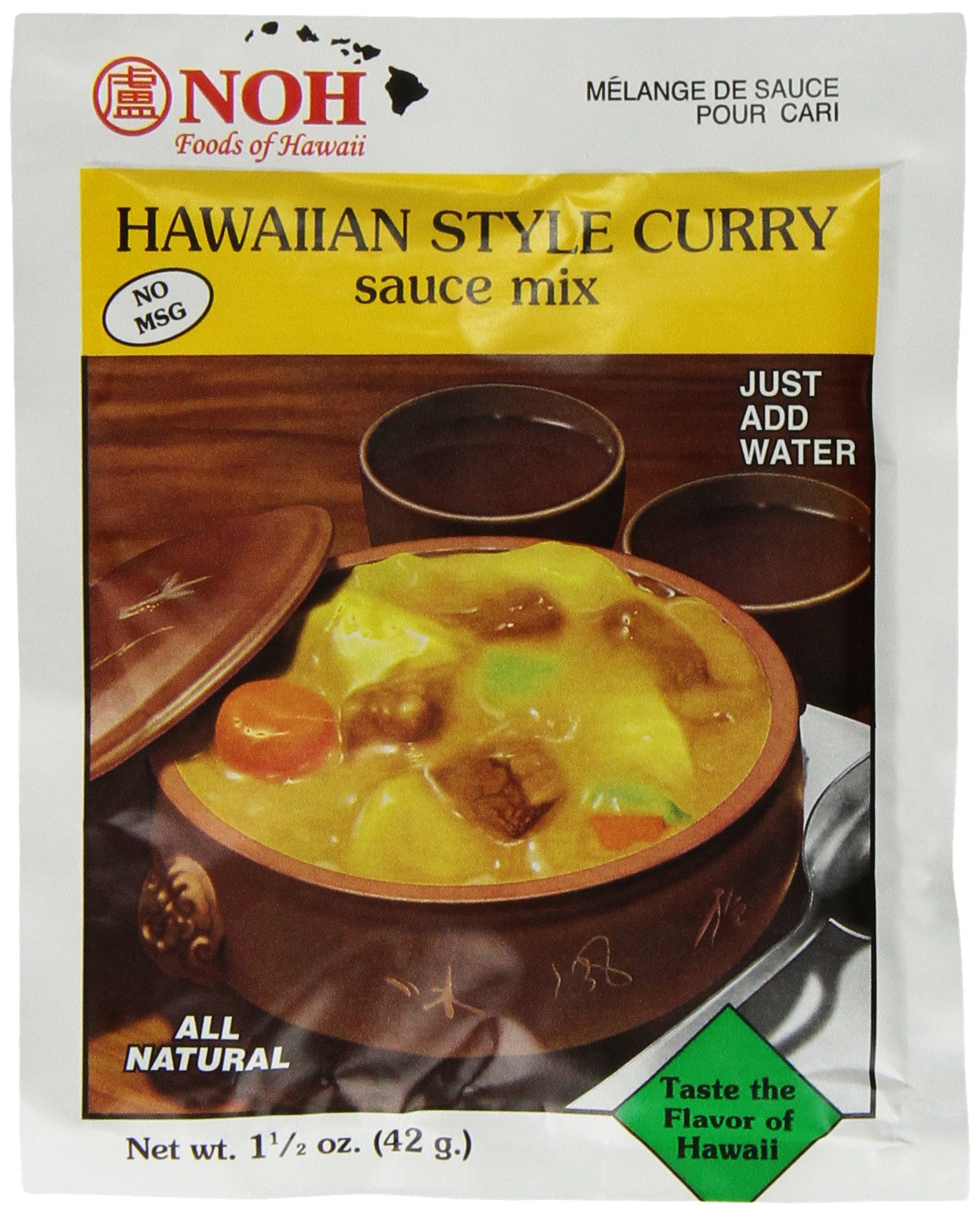 NOH Hawaiian Style Curry, 1.5-Ounce Packet, (Pack of 12)
