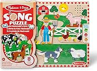 Vista 3 de Melissa & Doug - Rompecabezas con sonido (8 piezas), Granja de McDonald's, Multicolor