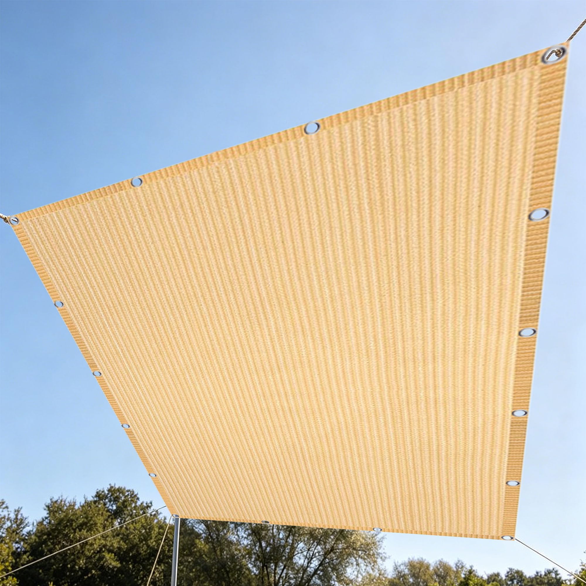 Voile ombrage résistant 2,1 x 3,8 m durable pour pergola et terrasse moderne