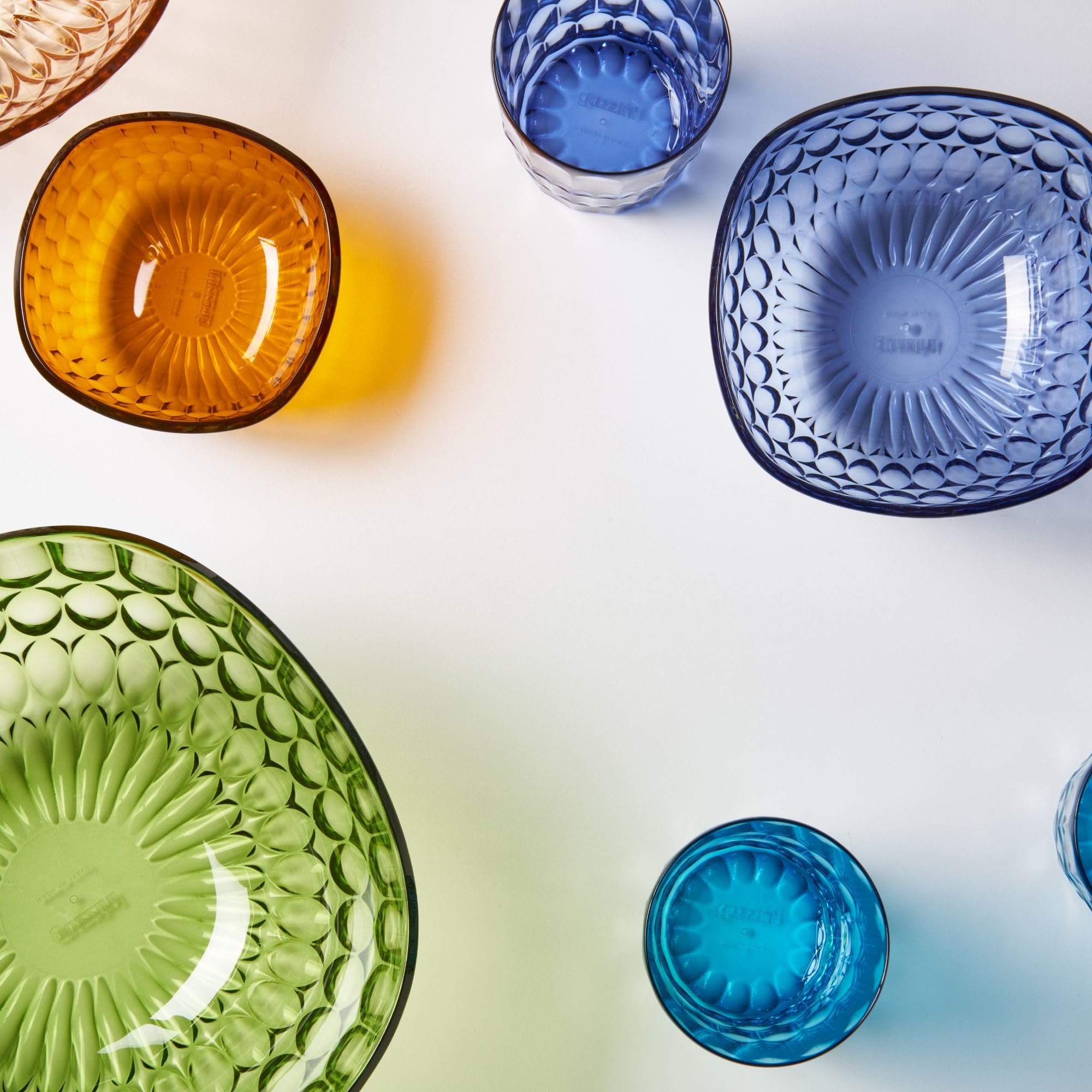 Guzzini - Vanity, Set 6 coppette colorate, in Bio-based SAN e Bio-based SMMA - ARIA