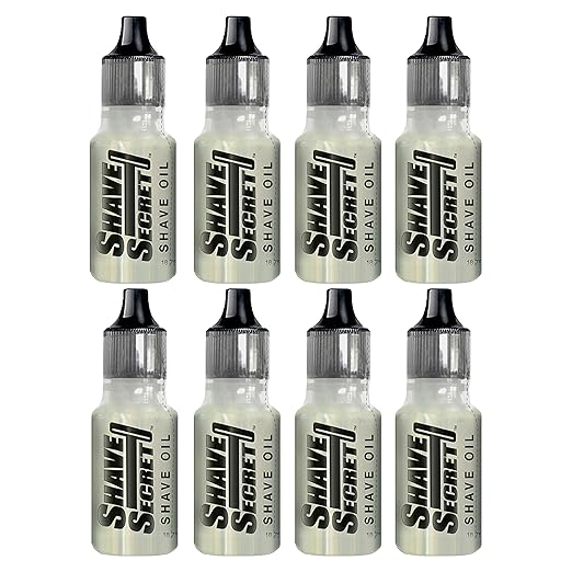 PACK OF 8 - Shave Secret Shaving Oil, 0.63 fl oz