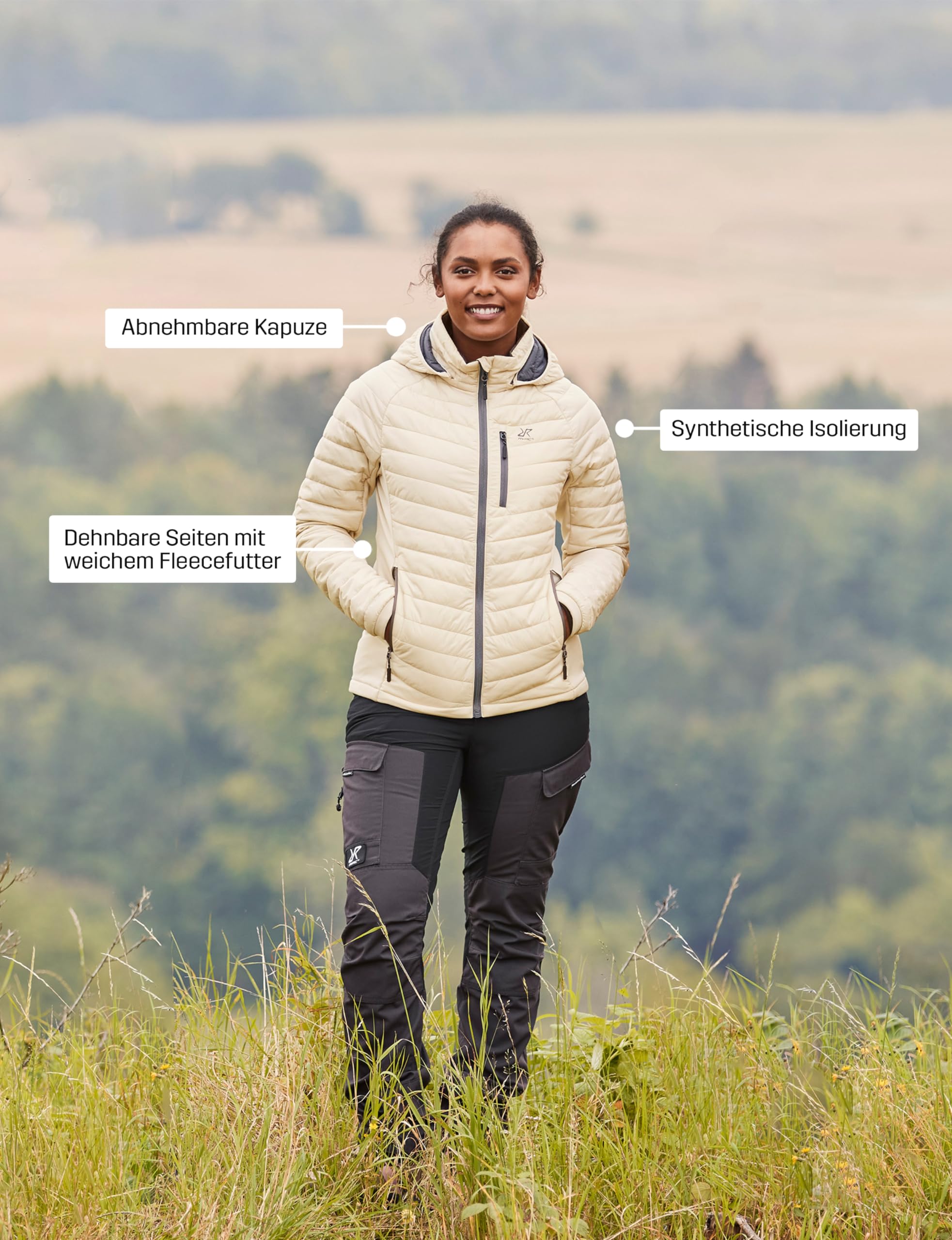 RevolutionRace Radical Insulate Jacket für Damen, Leichte und isolierende Jacke für den täglichen Gebrauch und alle Outdoor-Aktivitäten