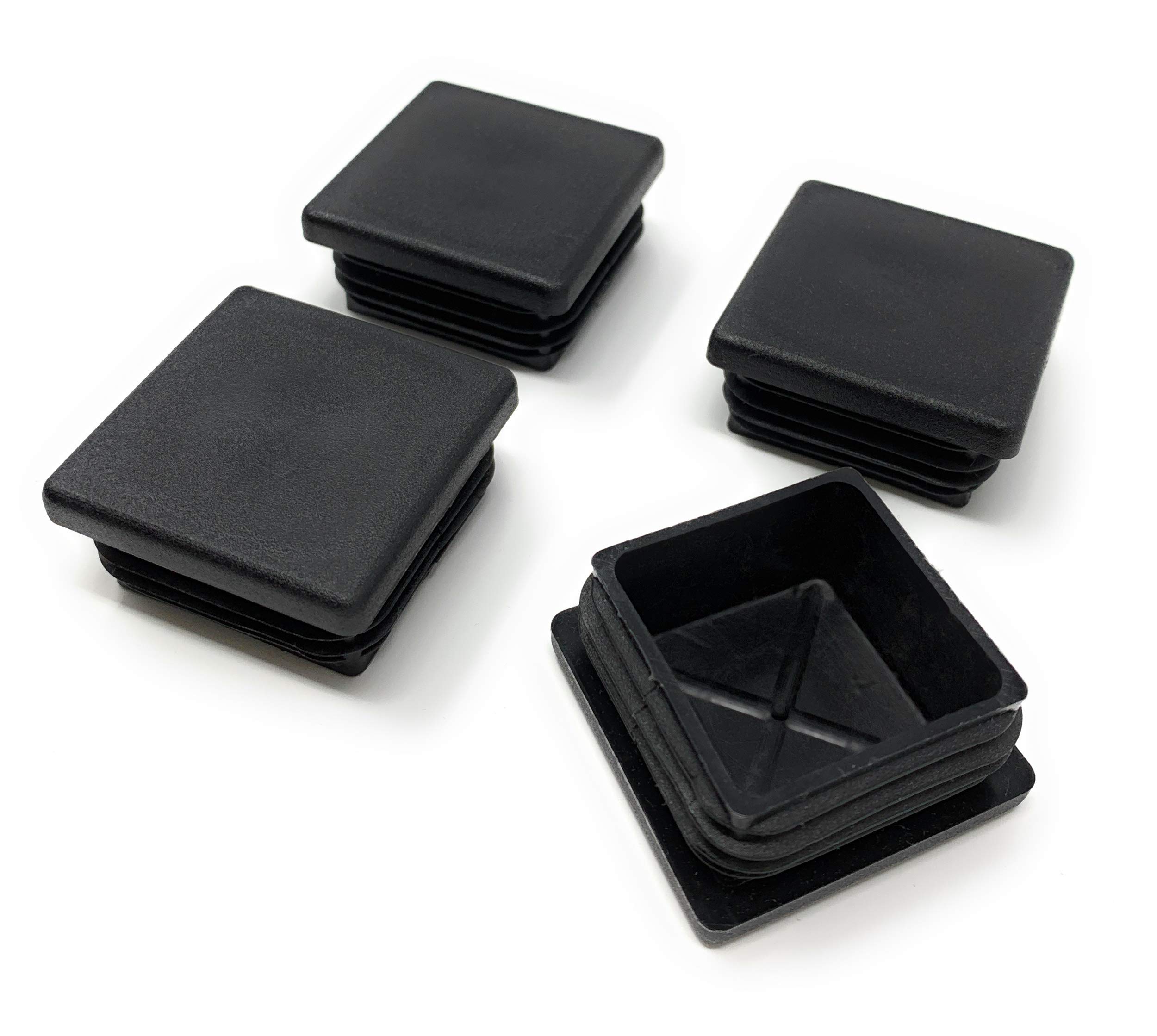 Design61, 10 tappi quadrati, 40 x 40 mm, con lamelle per dimensioni interne 36-37 mm