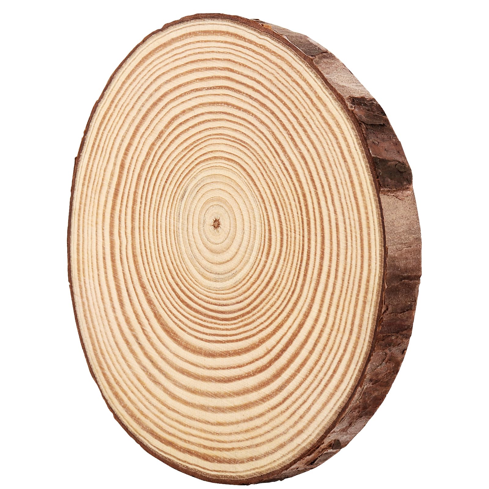 Houten Cirkel, 10 Stuks 20cm/8in Onafgewerkte Lege Houten Rondes Houten Knipsels Voor Ambachten Ronde Houten Plak Dunne Houten Schijven Ronde Houten Plakjes Voor Pyrogra