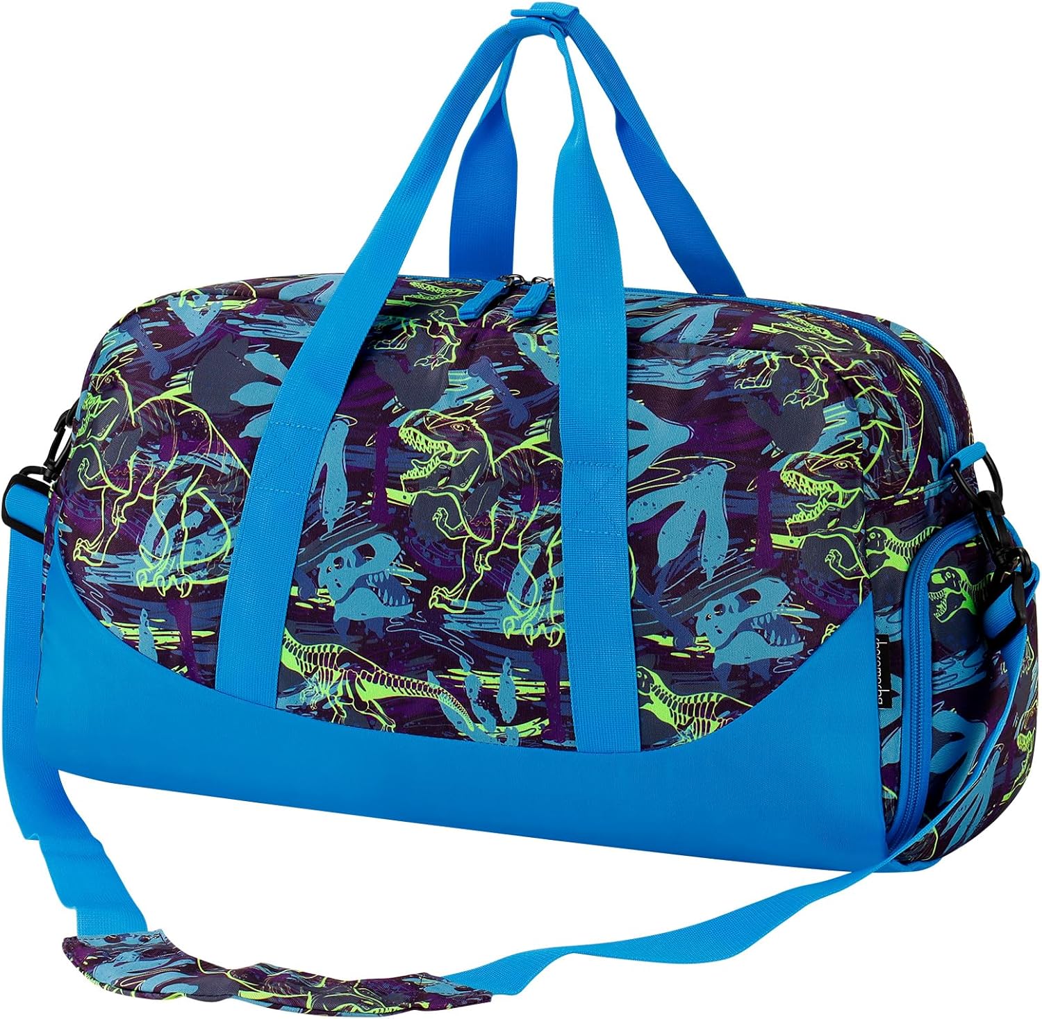 Choco Mocha Kids Duffle Bag Boys Dinosaur Duffle Bag for