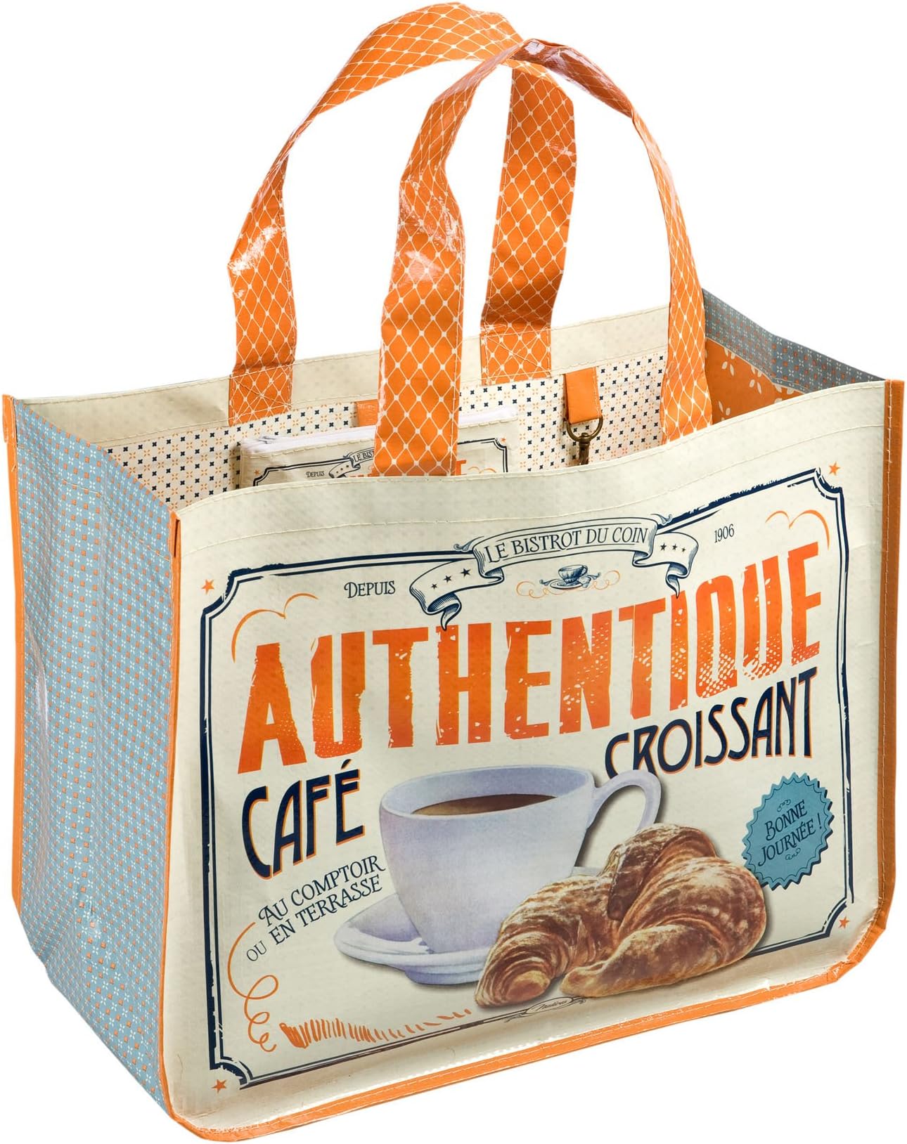 411250 Tote with Purse Polypropylene 44 x 35 x 20 cm Multi-Coloured
