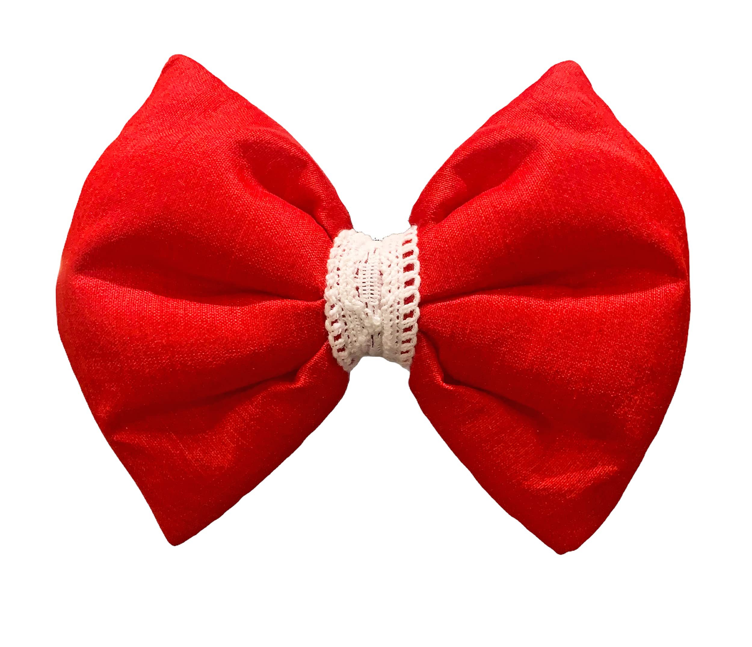 For The Fur Kids Red Silk Dog Bow Tie with Lace (B09BK4QMSN) Amazon Price History, Amazon Price Tracker