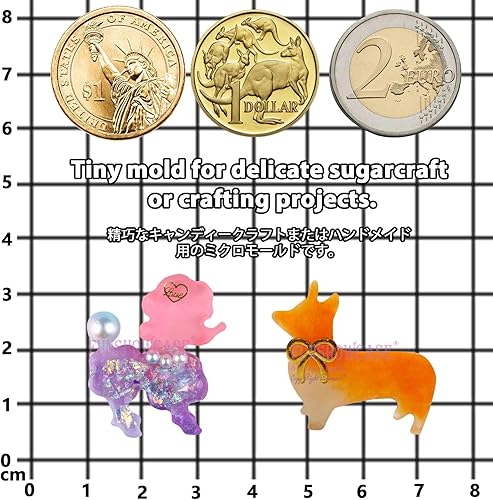 Miniatura 10 de Funshowcase Bandejas de silicona Wolf para manualidades, resina epoxi, fabricación de joyas