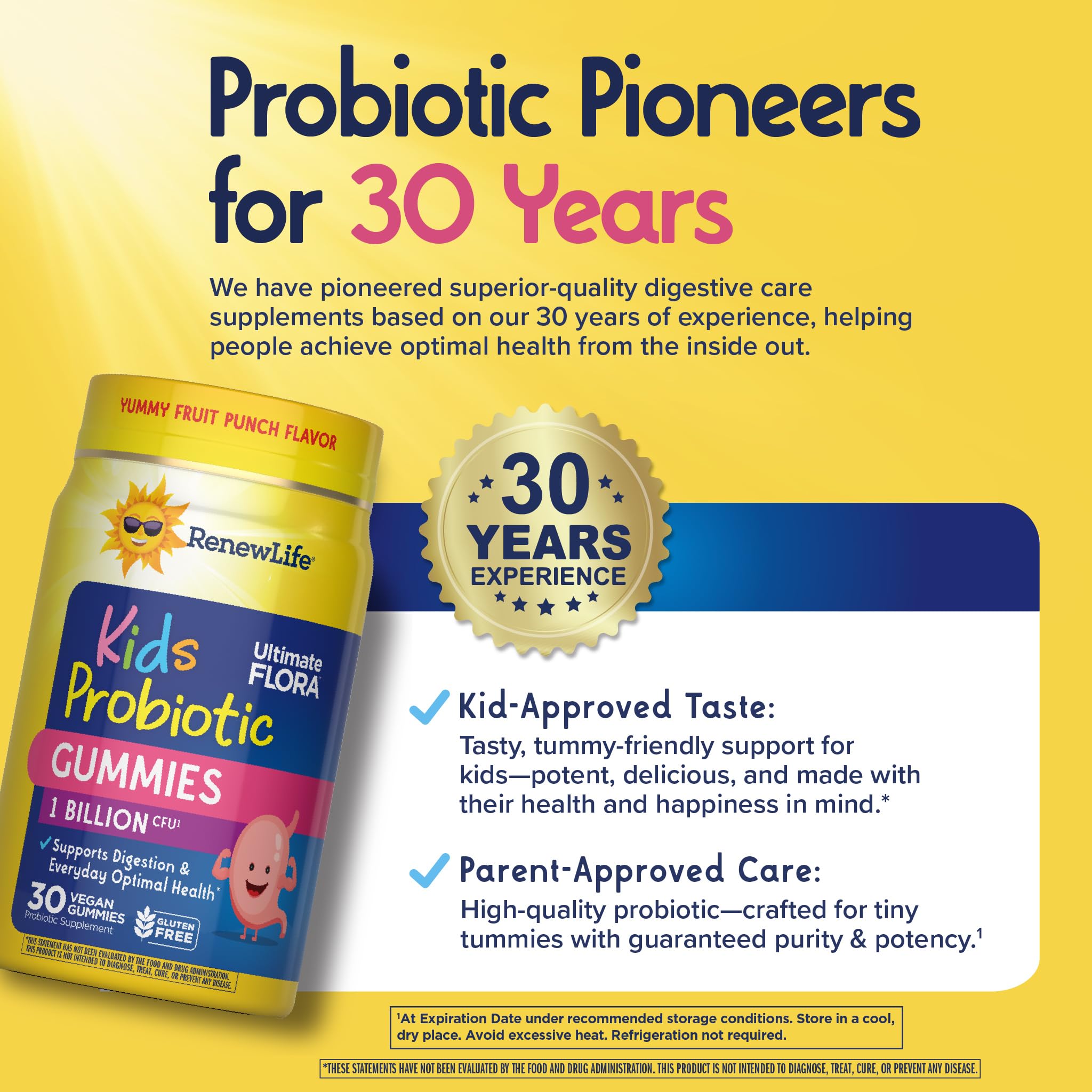 Renew Life Kids Probiotic Gummies 1 Billion CFU | 30 Vegan Gummies — Amazon image 7