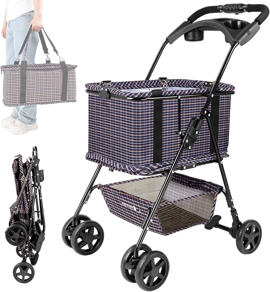 Amazon|Joyfultails ショッピングカート ワンタッチ 折りたたみ Amazon|Joyfultails ショッピングカート ワンタッチ 折りたたみ