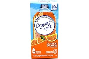 Crystal Light Drink Mix, Classic Orange Flavor, 10 Count
