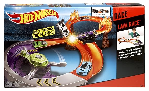 hot wheels lava race