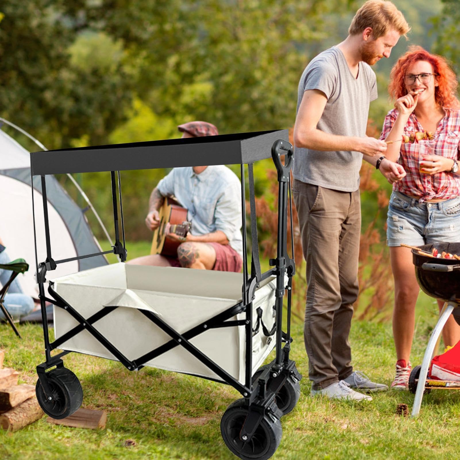 Générique Golf Cart Canopy Store Anti-UV Tissu Oxford 600D