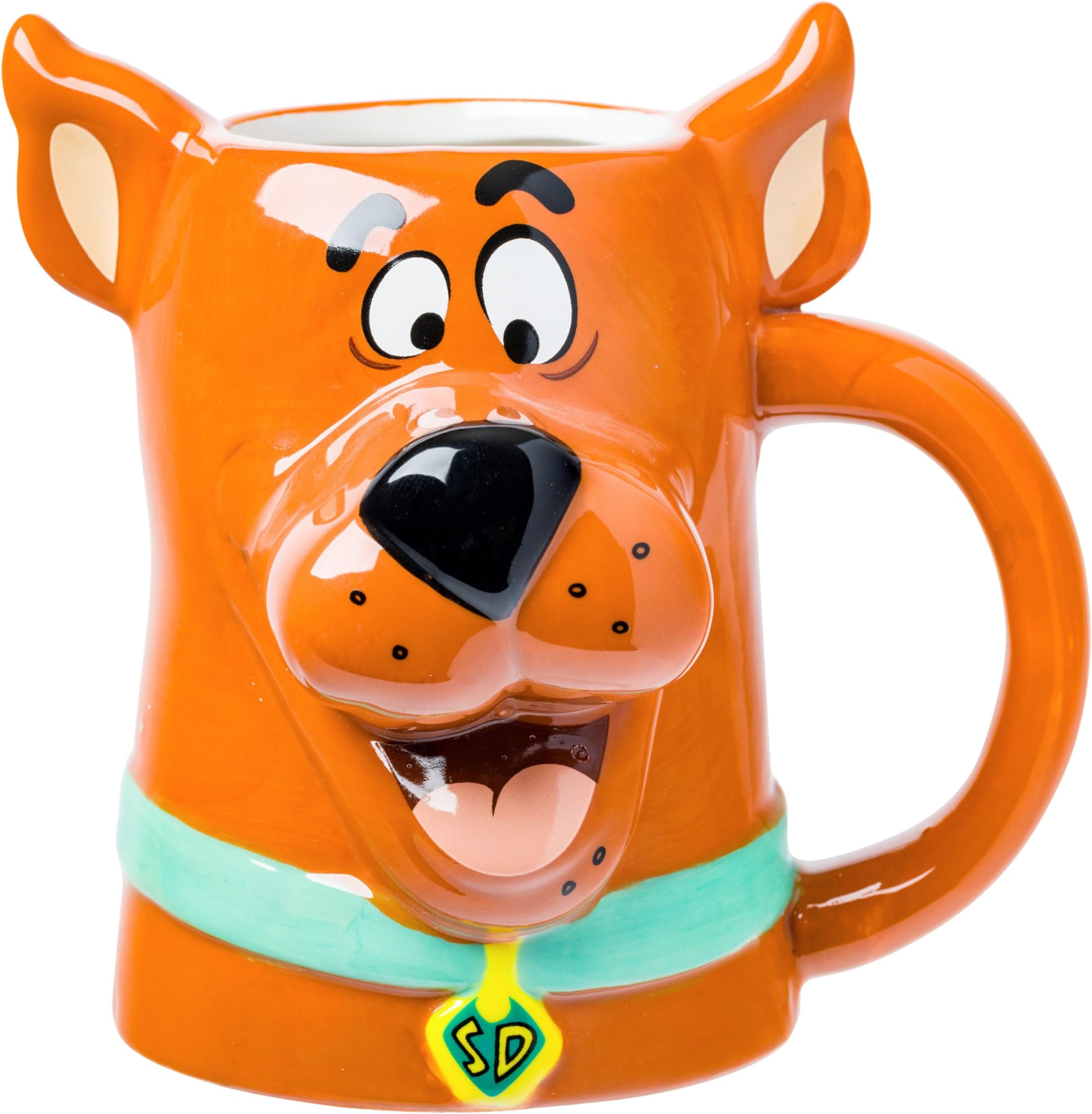Silver Buffalo Scooby-Doo 3D Sculpted Ceramic Mug, 20 Ounces