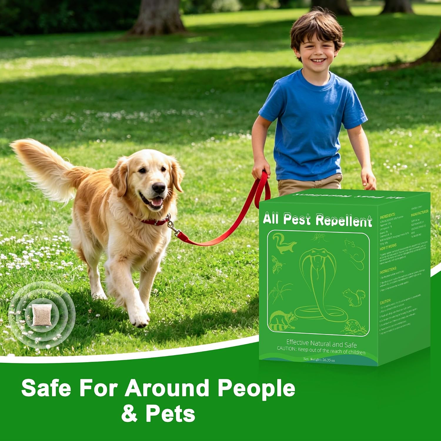 24Pack Mole Repellent - Natural Mole Deterrent for Yard, Garden and Under Decks, Plant-Based Essential Oil Formula, Safe for Kids & Pets, Long-Lasting Scent to Keep Mole Away