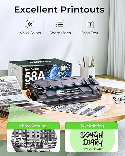 Miniatura 4 de Cartucho de tóner 58A CF258A (con CHIP) para HP 58A Cartucho de tóner negro 58X CF258X Alto rendimiento para HP Laserjet Pro MFP M404n M404dn