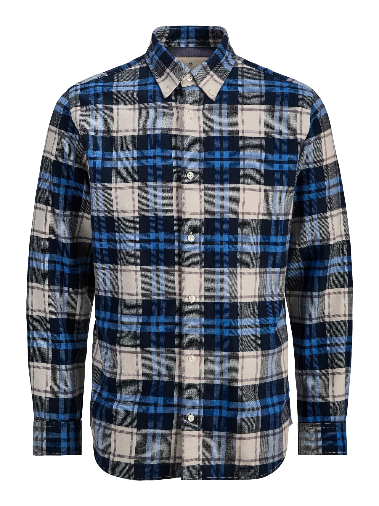 Jack & Jones Hemd Blubarkley Dunkelblau Regular Fit M