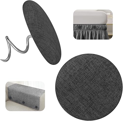 Vista 11 de Alfileres de tapicería para fundas de techo, alfileres o soportes para falda de cama, pasadores para sujetar la falda de cama en su lugar para Negro