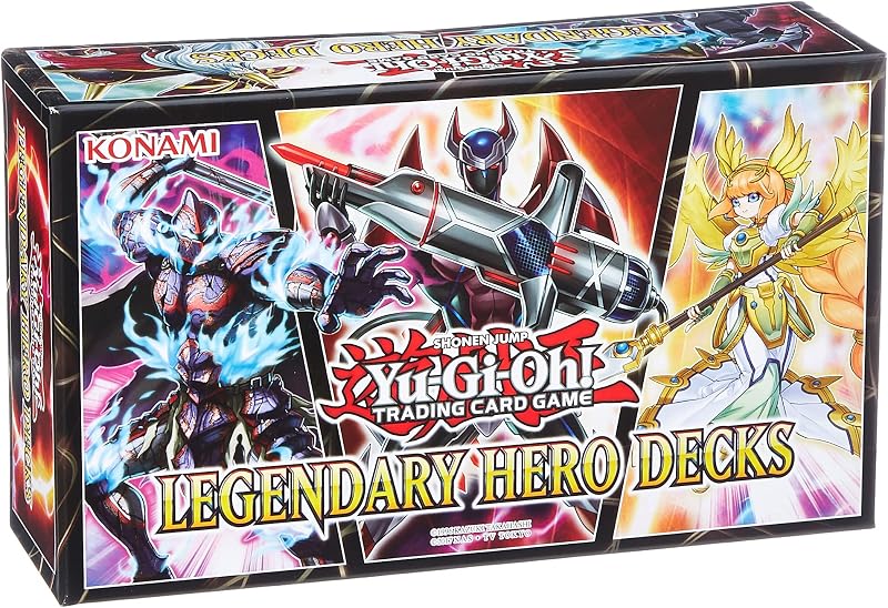Yugioh Legendary Hero Decks Juego de cartas coleccionables