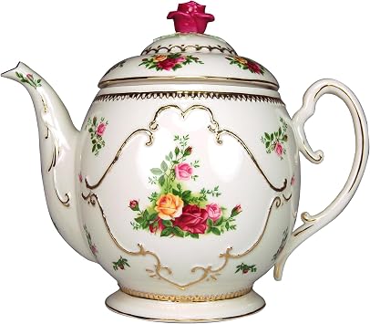 Royal Albert Old Country Roses Teapot Cookie Jar