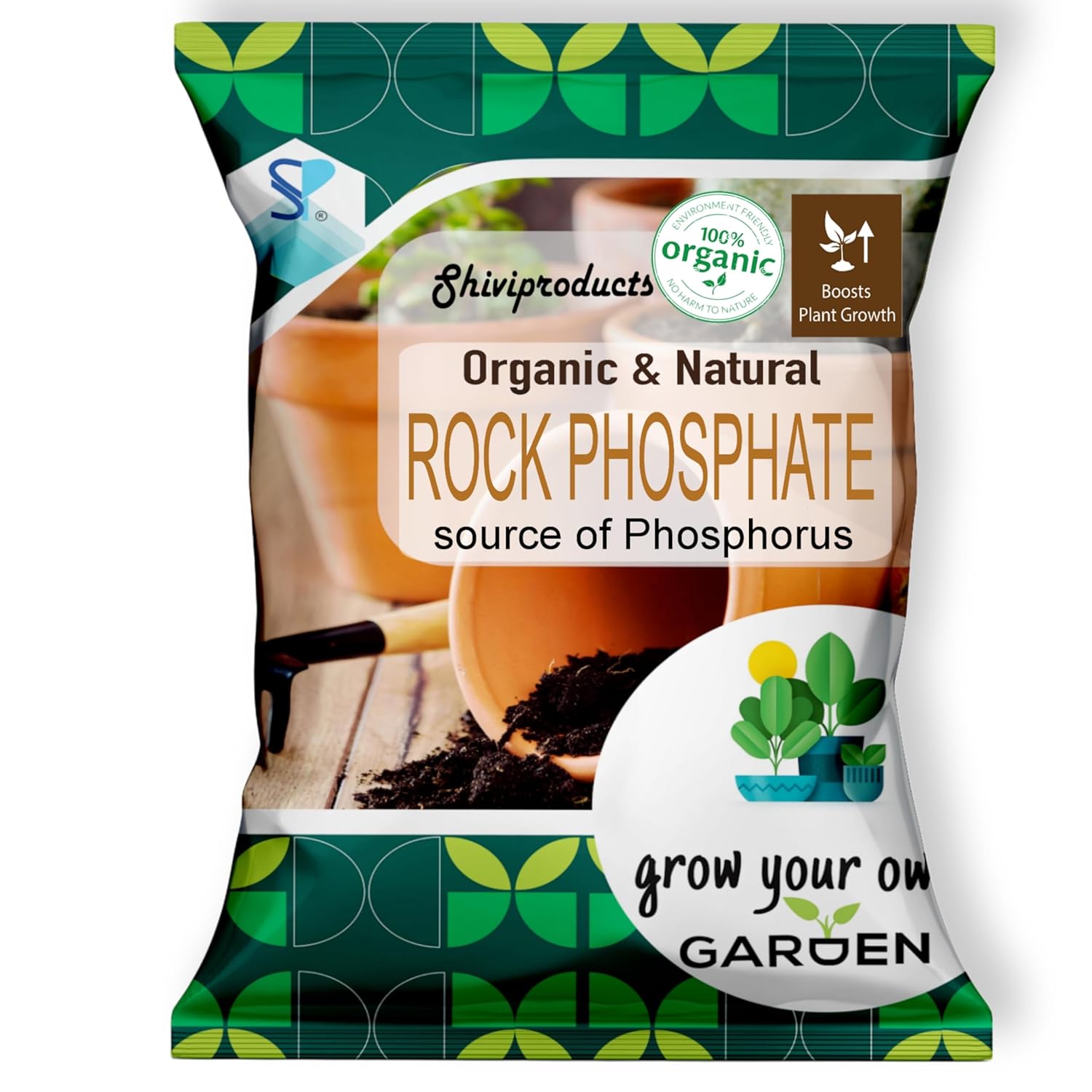 fertilizers for Plants Home gardening. (rock phosphate (900 g)) fertilizers for Plants Home gardening. (rock phosphate (900 g))