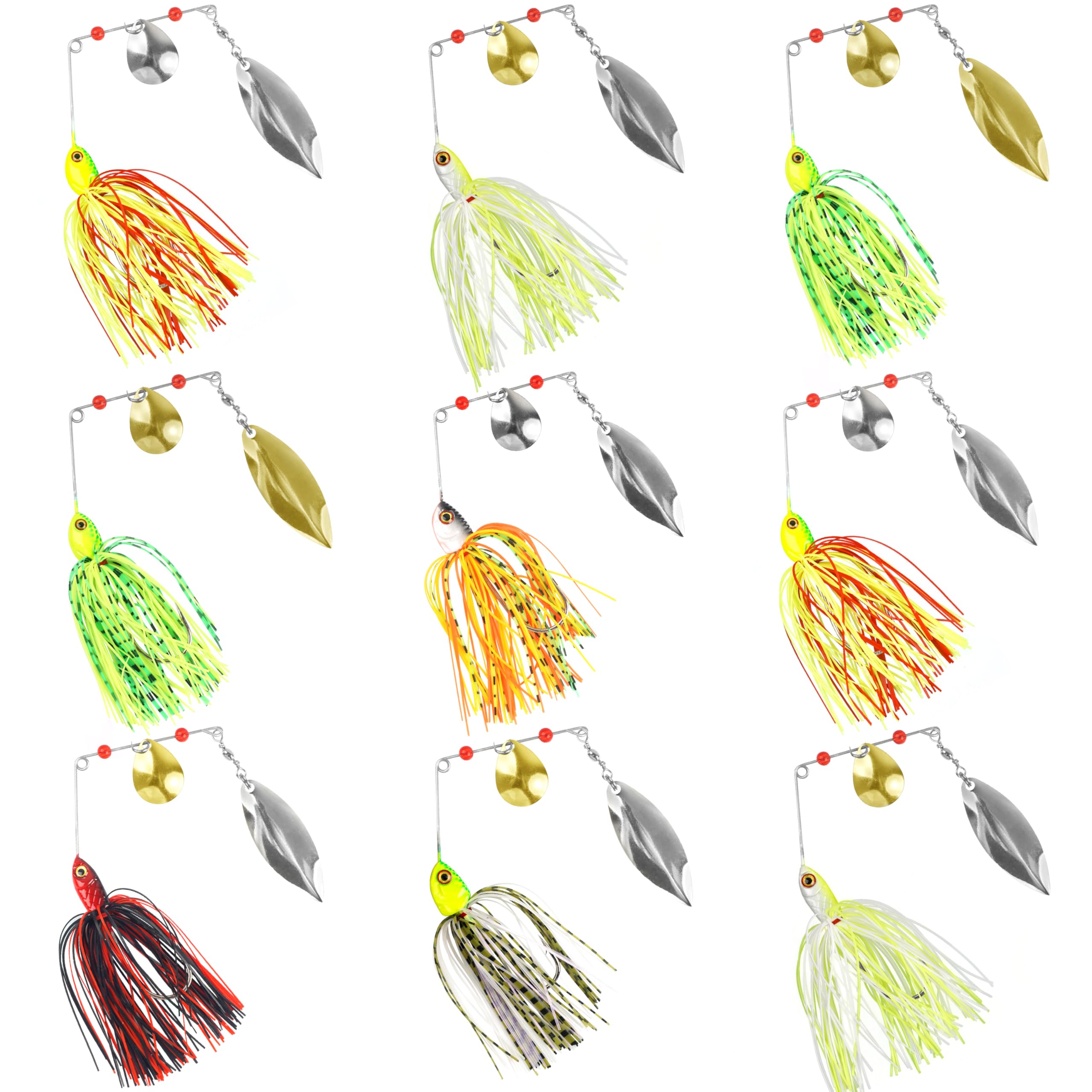 Leurres Coulants Métal 6-10g Avec Hameçons Triples – Cuillères Spinner Pour Eau Salée Et Douce