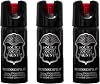 POLICE MAGNUM Pepper Spray- Portable Self Defense- Made in The USA- Maximum Strength-16ft Range- 2oz Twist Lock (3 Pack)