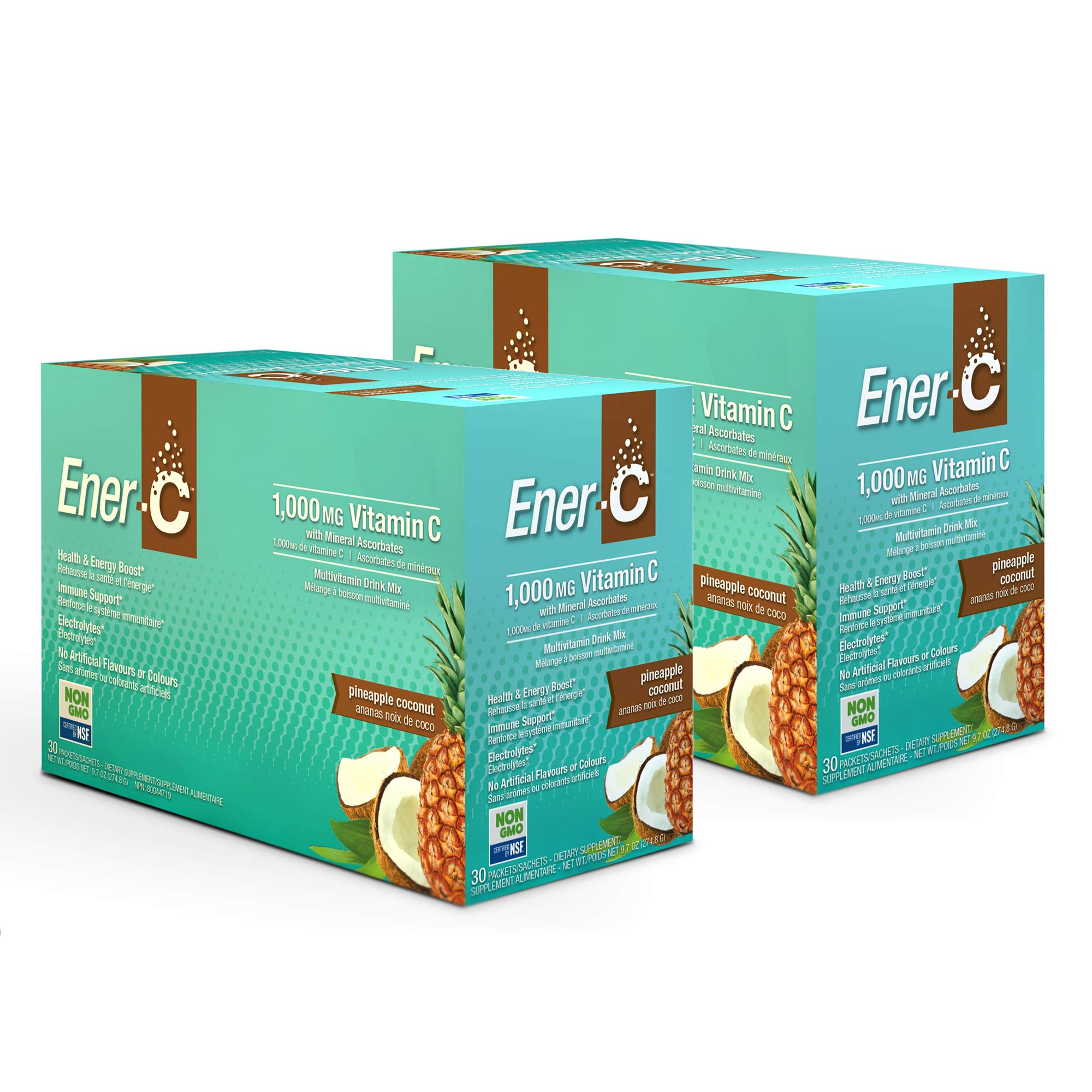 Buy EnerC Pineapple Coconut Multi Drink Mix, 1000mg C, NonGMO, Vegan