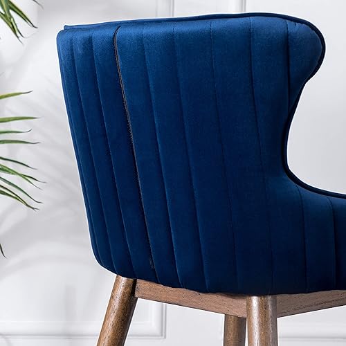 Miniatura 21 de Roundhill Furniture Leland - Taburetes de bar tapizados de tela, juego de 2, color gris Gris,Azul,Verde