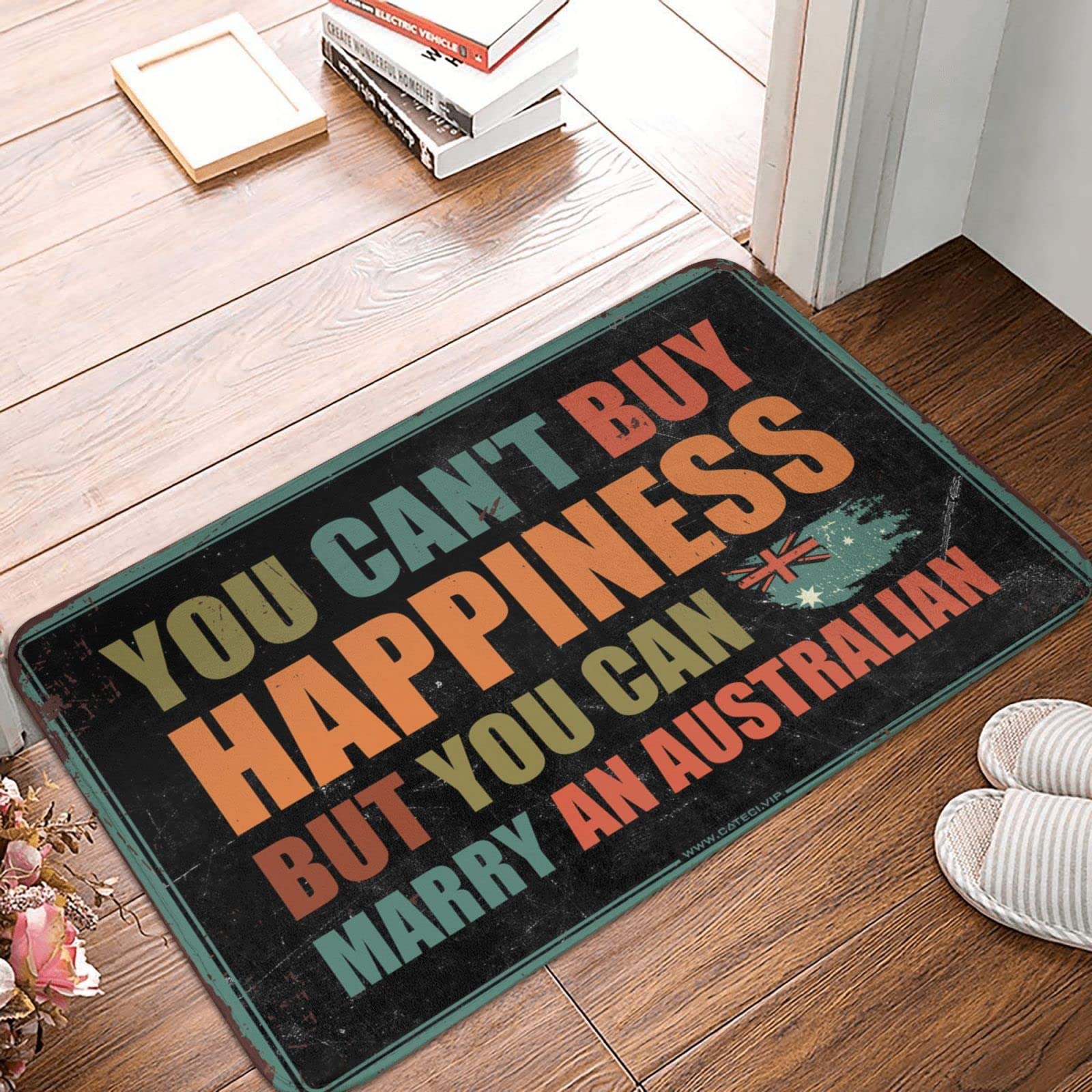 Tapis de porte personnalisé d'intérieur pour amateurs de Berger Australien