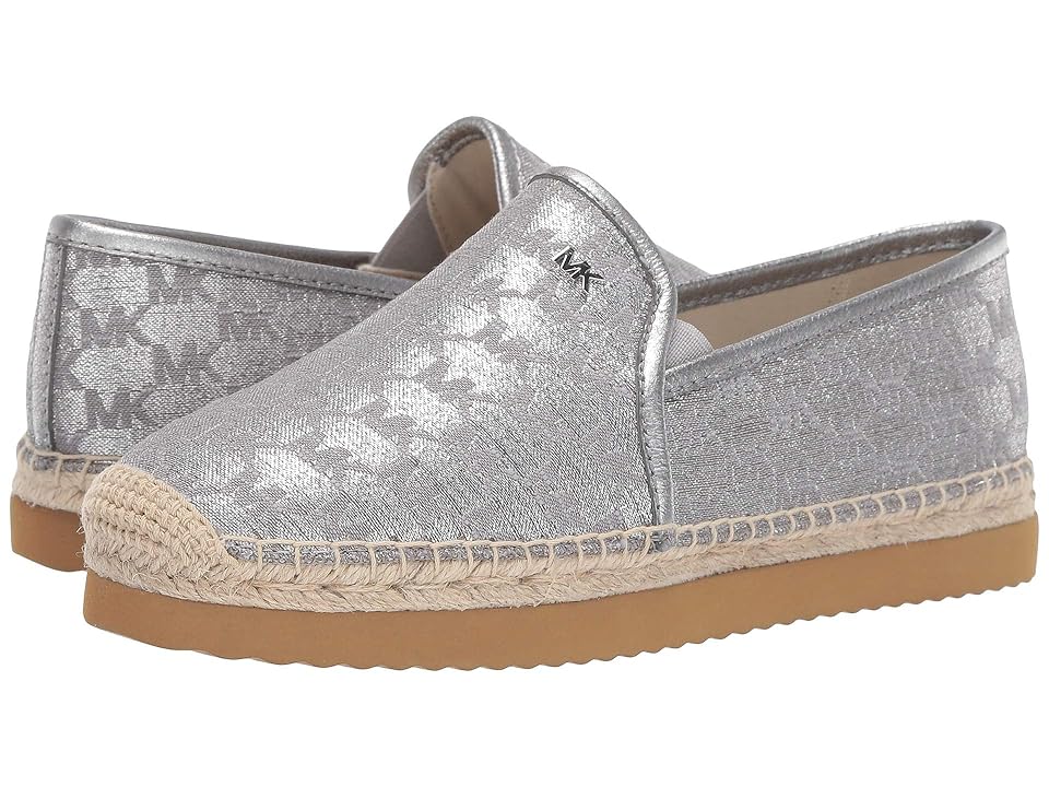 

MICHAEL Michael Kors Hastings Slip-On (Silver/Light Grey) Women's Slip on Shoes