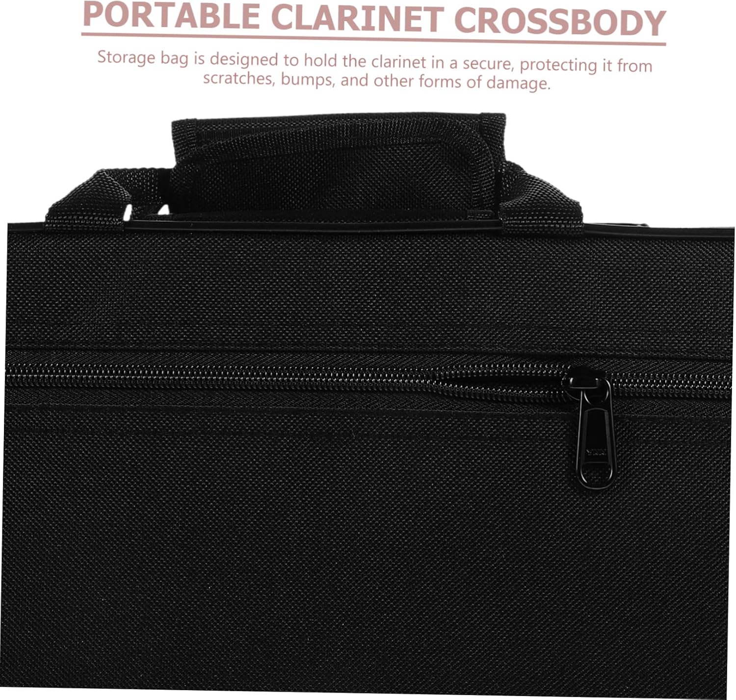 Vaguelly Clarinet Carrying Bag Portable Clarinet Storage Case for Outdoor Use Protects against Scratches and Bumps Lightweight Design for Essential Accessory for Musicians