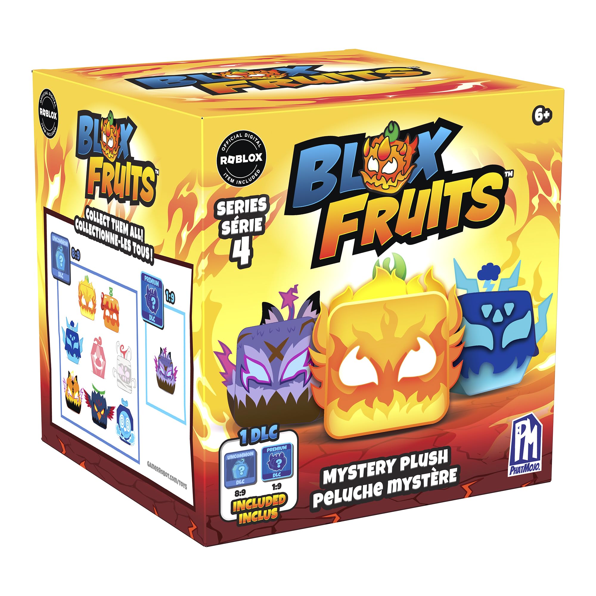 Blox Fruits Series 4 Mystery Plush - 4" Collectible - Includes DLC Code