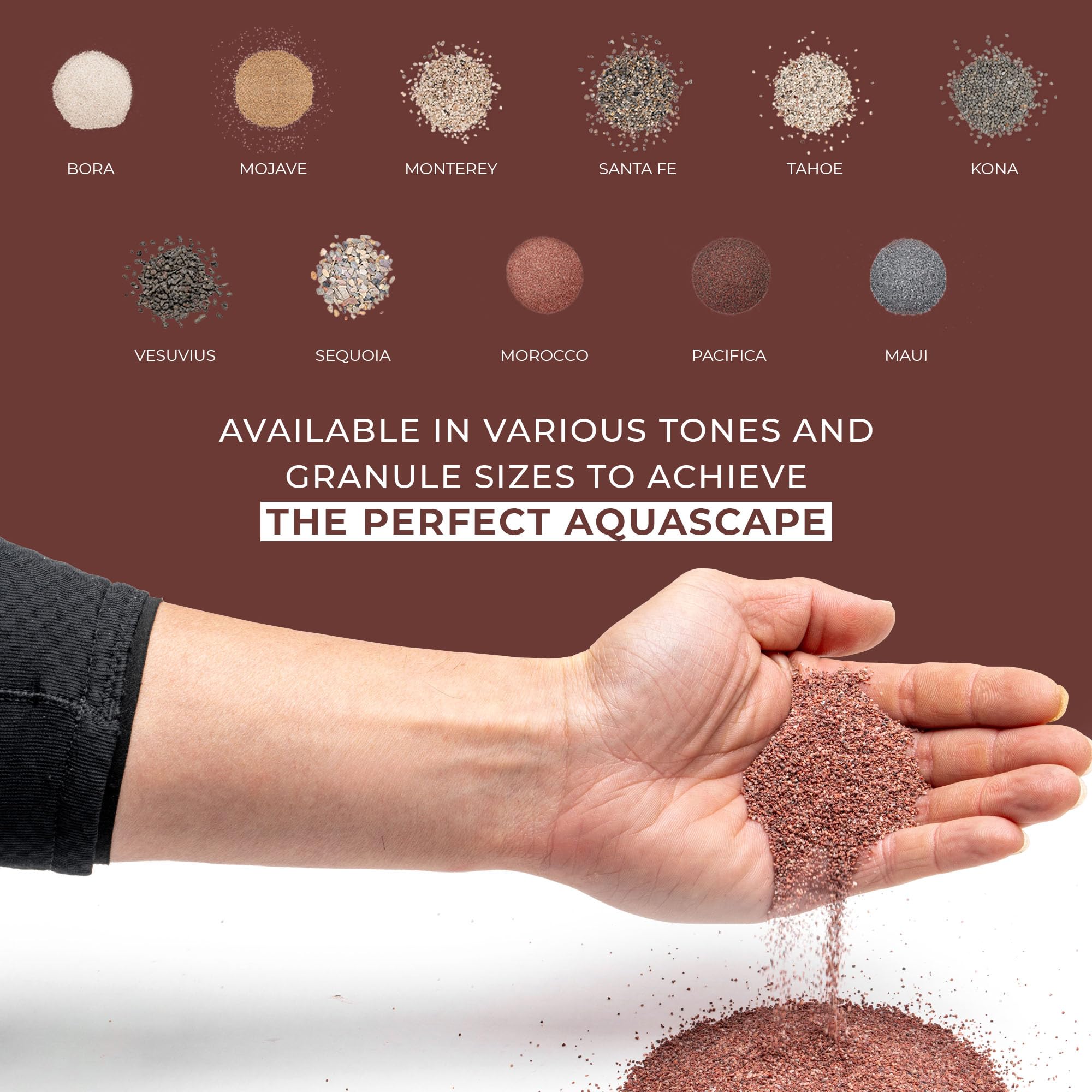 Ultum Nature Systems Controsand Morocco Gravel (3L) – Piedras pequeñas para pecera – rocas de acuario plantadas – Sustrato de pecera – Piedras de acuario – Piedras versátiles para peceras