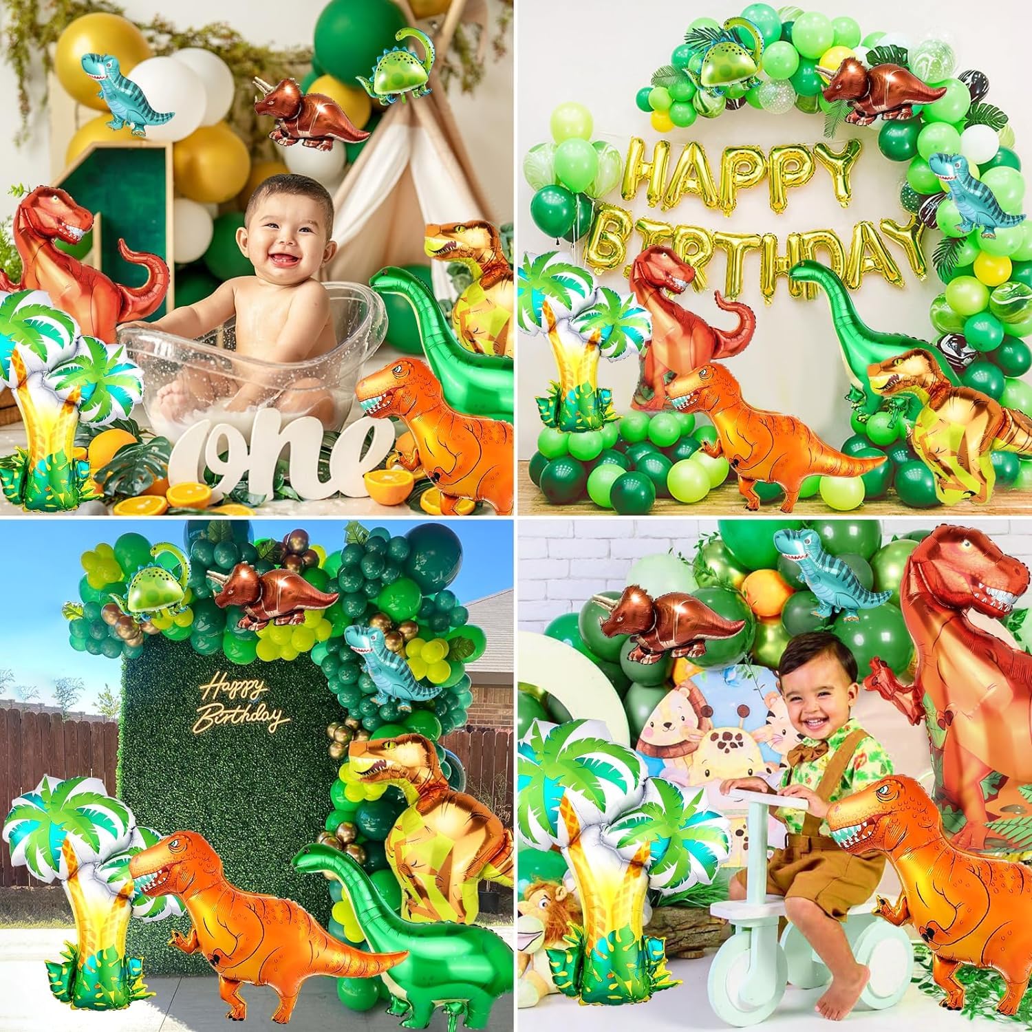 XXL Dinosaurier-Folienballon - 172 X 163 X 86 Cm Für Beeindruckende Deko