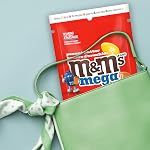 M&M'S, Bonbons au chocolat au lait avec beurre de cacahuète Mega, sac de partage, 155g