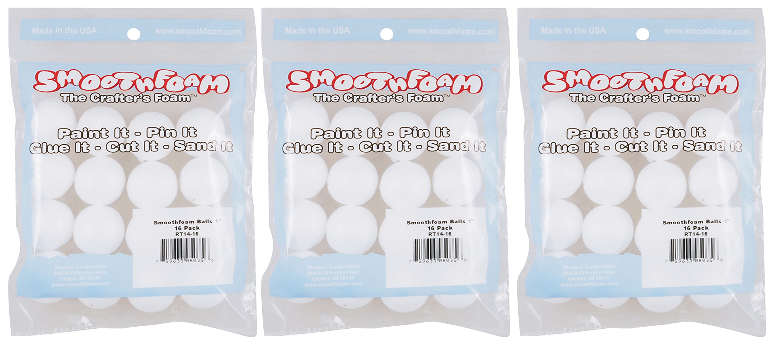 3-Pack - Smooth Foam Smooth Foam Balls 1