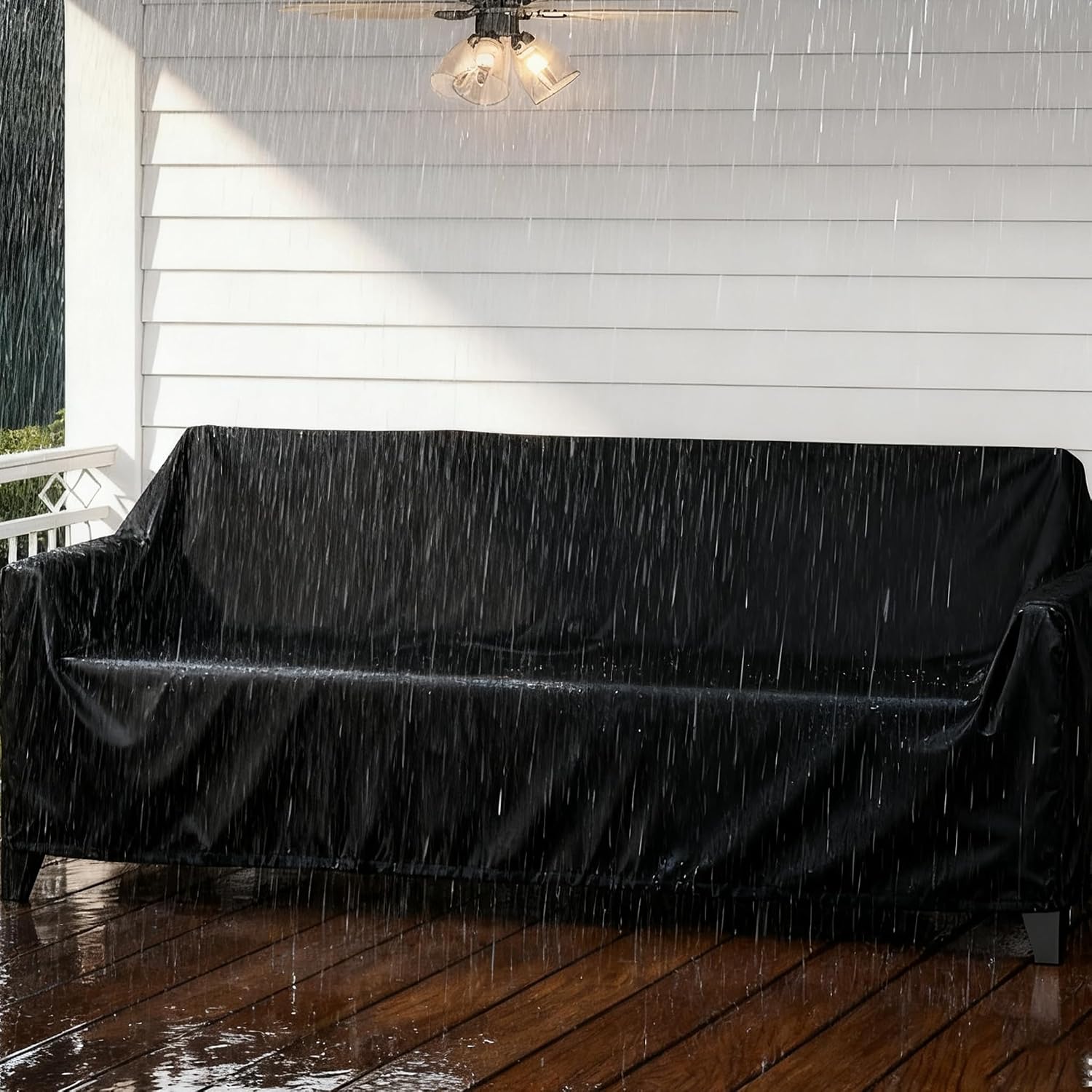 POMER Patio Bench Loveseat Cover,75x26x35inch Premium Heavy Duty Waterproof Outdoor Furniture Protection Cover