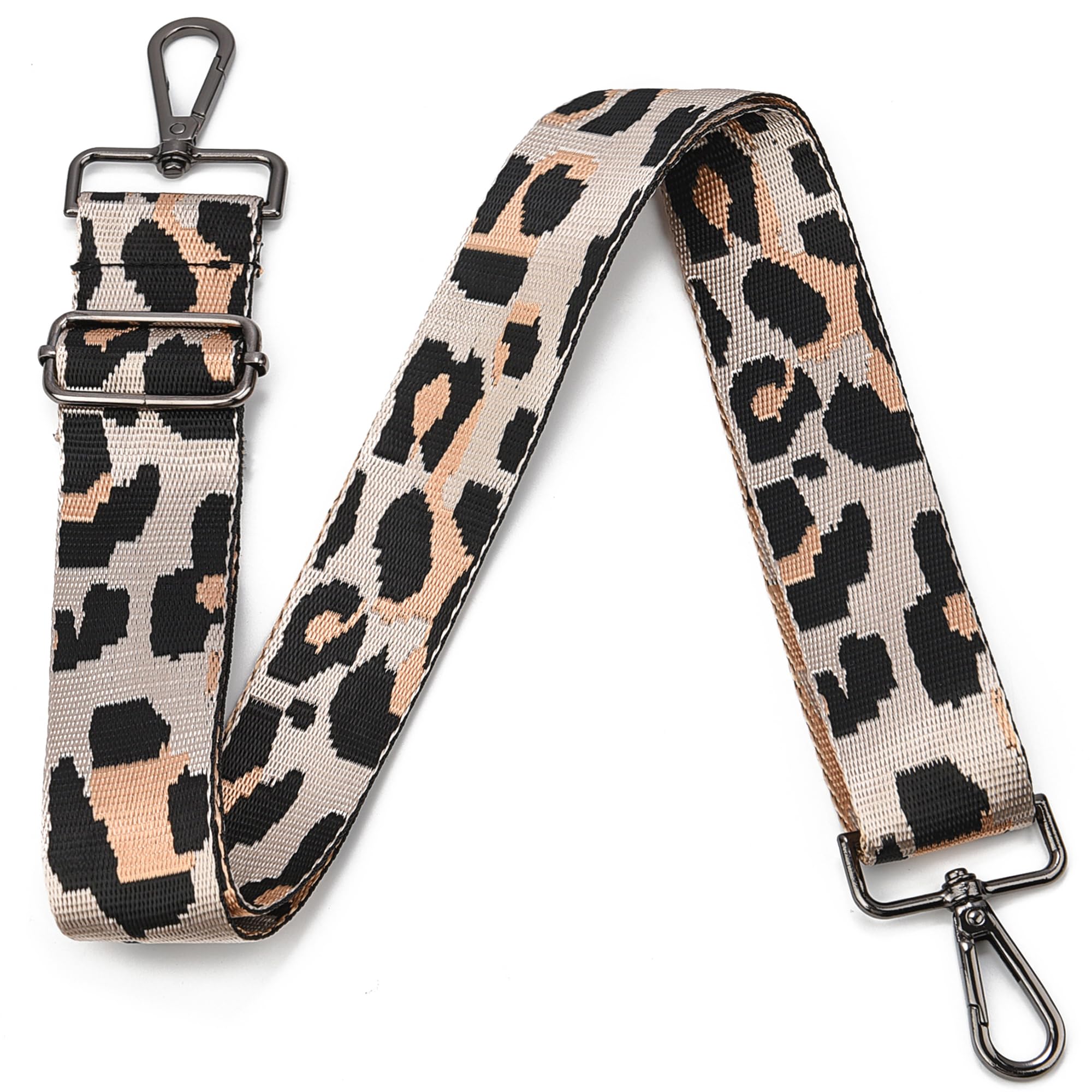 Purse Strap Gold Hardware Replacement Crossbody Bag Strap, Wide Adjustable Shoulder Strap
