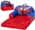 Delta Children - Spidey and His Amazing Friends Cozee Buddy Flip-Out Kids Chair, Red