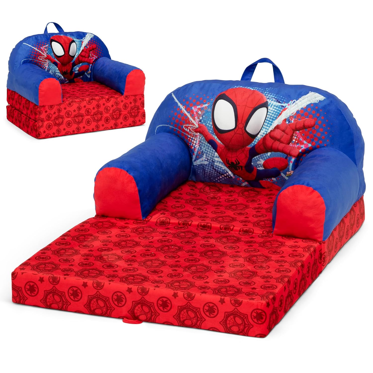 Delta Children-Flip-Out Kids Chair-Red